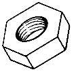 Kadee 1680 1-72 Stainless Steel Nuts