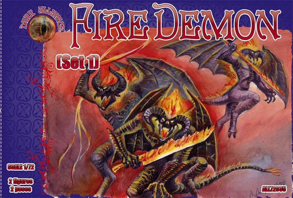 Alliance Figures 72035 1/72 Fire Demon Set #1 Figures (2)