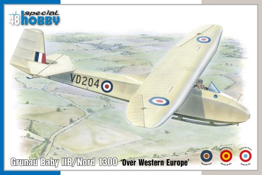 Special Hobby 48203 1/48 Grunau Baby IIB/Nord 1300 Glider over Western Europe