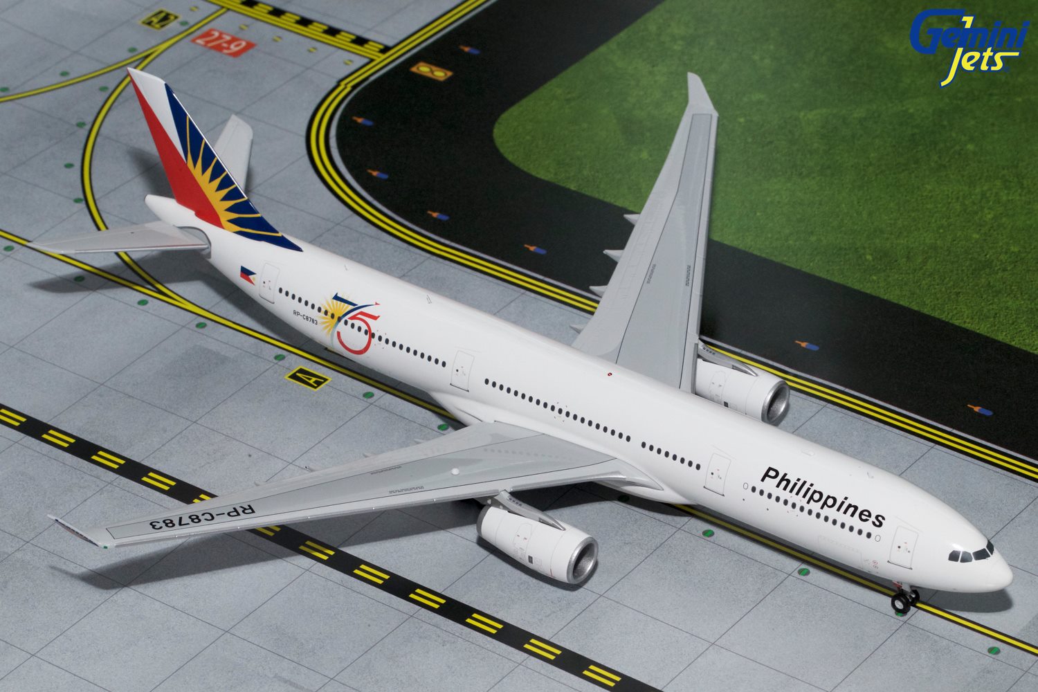 Gemini Jets 1/200 G2PAL598 Gemini200 Philippine A330-300 1/200 Reg#Rp-C8783