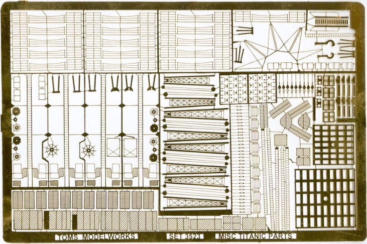 Toms Model Works 3523 1/350 RMS Titanic Detail Set (D)