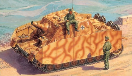 Italeri 7050 1/72 SdKfz 166 Sturmpanzer IV Brummbar Tank w/2 Crew (D)