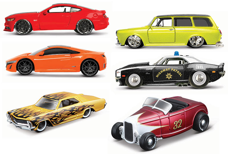 Maisto 15494-SET30 1/64 Scale Maisto Design 6-Piece Set Set Includes: 2015 Ford