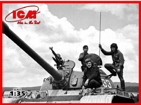 ICM Models 35601 1/35 Soviet Tank Crew 1979-1988 (3) (D)