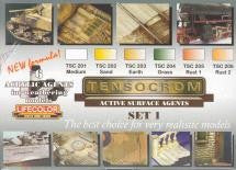 Lifecolor TSC1 Tensocrom Weathering #1 Acrylic Set (6 22ml Bottles)