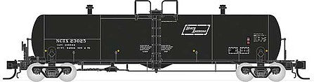 Rapido Trains 535007a N Scale Procor GP20 20,000-Gallon Tank Car - Ready to Run -- North American NCTX 1 (black, white)