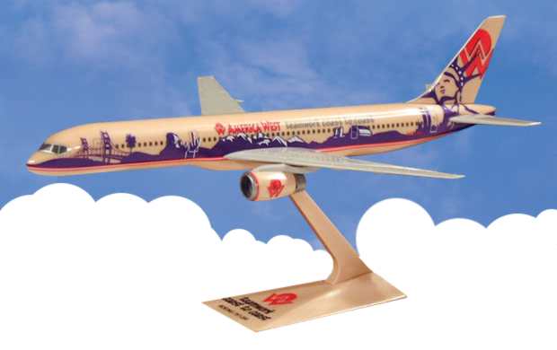 Flight Miniatures LP18128C B757-200 America West Teamwork Coast To Coast 1/200