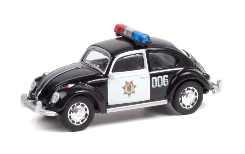 Greenlight 36030-E 1/64 Scale Veracruz Mexico Police - Volkswagen Beetle Club Vee-Dub
