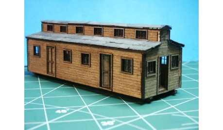 RS Laser Kits 2019 Ho Logging Bunk House Car