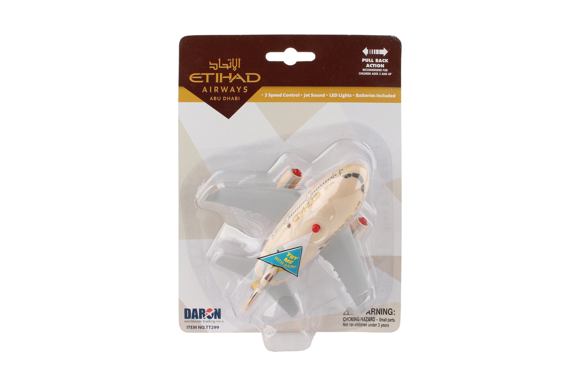 Daron Toytech TT299 Etihad Pullback W/Light & Sound
