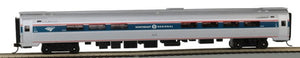 Bachmann 13118 HO 85' Budd Amtrak Amfleet I Phase VI Passenger Cafe Car Lighted Northeast Regional