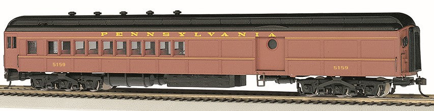 Bachmann 13607 HO 72' Heavyweight Lighted Combine Pennsylvania Postwar #5159