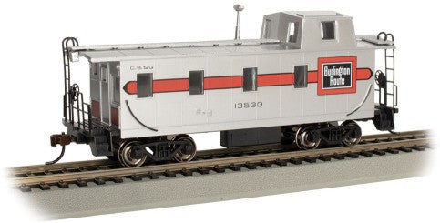 Bachmann 14001 HO Streamlined Caboose w/Off-Set Cupula Burlington #13530