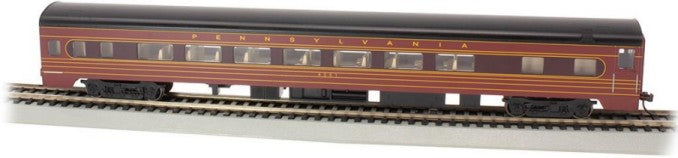 Bachmann 14212 HO 85’ Smooth-Side Coach w/Lighted Interior Pennsylvania #4251