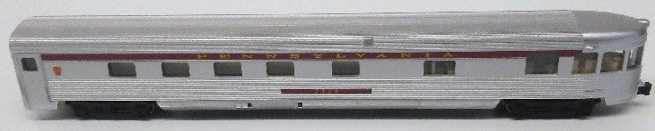 Bachmann 14552 N 85' Streamline Fluted Observation w/Lighted Interior Pennsylvania