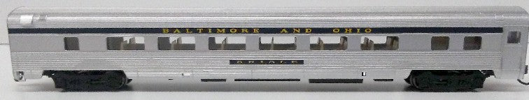 Bachmann 14753 N 85' Streamline Fluted Coach Car w/Lighted Interior Baltimore & Ohio