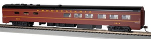 Bachmann 14805 HO 85’ Smooth-Side Dining Car w/Lighted Interior Pennsylvania #4414