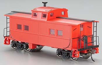 Bachmann 16806 HO Scale Northeast-Style Steel Cupola Caboose - Ready to Run - Silver Series(R) -- Painted, Unlettered (Caboose Red)