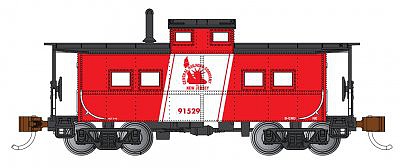 Bachmann 16824 HO Scale Northeast-Style Steel Cupola Caboose - Ready to Run - Silver Series(R) -- Central Railroad of New Jersey 91529