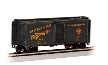 Bachmann 17032 HO Scale Pullman-Standard 40' Steel Boxcar - Ready to Run - Silver Series(R) -- Toledo, Peoria & Western