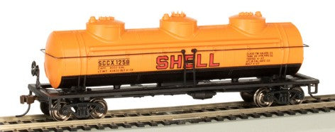 Bachmann 17107 HO 40' 3-Dome Tank Car Shell #1258