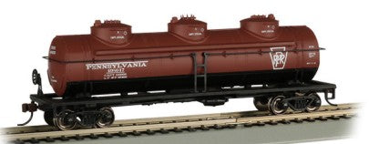 Bachmann 17108 HO 40' 3-Dome Tank Car Pennsylvania #498647