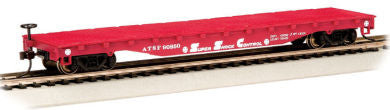 Bachmann 17302 HO 52' Flat Car Santa Fe