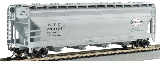 Bachmann 17523 HO ACF 56' Center-Flow Hopper New York Central (Gray)