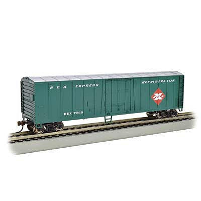 Bachmann 17904 HO Scale 50' Steel Mechanical Reefer - Ready to Run - Silver Series(R) -- Railway Express Agency