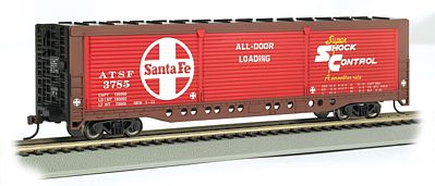 Bachmann 18140 HO Scale Evans All-Door Boxcar - Ready to Run - Silver Series(R) -- Santa Fe #3785