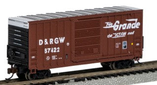 Bachmann 18253 N Hi-Cube Boxcar Rio Grande #67422 (Brown)