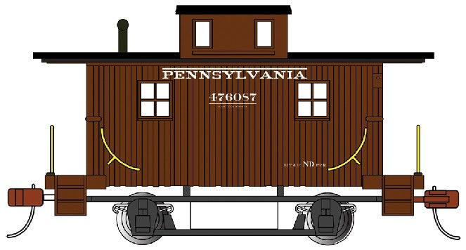 Bachmann 18402 HO Bobber Caboose Pennsylvania #476087
