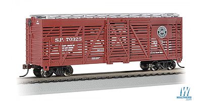Bachmann 18503 HO Scale 40' Stock Car - Ready to Run - Silver Series(R) -- Southern Pacific #70325