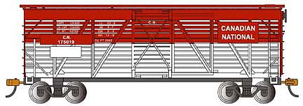 Bachmann 18514 HO Scale 40' Stock Car - Ready to Run - Silver Series(R) -- Canadian National