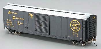 Bachmann 19407 HO Scale Silver Series(R) 50' Sliding-Door Boxcar - Ready to Run -- Atlantic Coast Line (blue, silver; "Another Cushioned Load" Slogan)