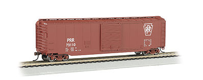 Bachmann 19411 HO Scale 50' Sliding-Door Boxcar - Ready to Run - Silver Series(R) -- Pennsylvania Railroad (Merchandise Service Scheme)