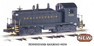 Bachmann 21651 O Scale EMD NW2 - Conventional 3-Rail w/True Blast Plus(R) Horn & Bell -- Pennsylvania Railroad #9250