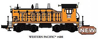 Bachmann 21653 O Scale EMD NW2 - Conventional 3-Rail w/True Blast Plus(R) Horn & Bell -- Western Pacific #608