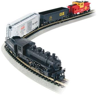 Bachmann 24014 N Scale Yard Boss Train Set -- Santa Fe