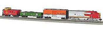 Bachmann 24021 N Scale Super Chief Train Set -- Santa Fe