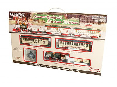 Bachmann 25023 On30 Scale Train Set -- Norman Rockwell's American Christmas