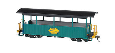 Bachmann 26005 On30 Scale Wood Excursion Car - Ready to Run -- H. Lee Riley (green, black Roof)