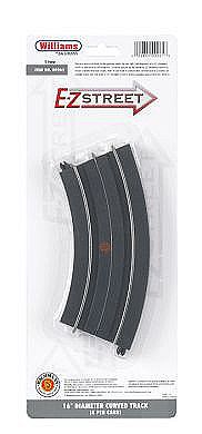 Bachmann 261 O Scale E-Z Street Track for Operating Vehicles & Trolleys -- D-16 Curve pkg(4)