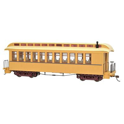 Bachmann 26204 On30 Scale Wood Coach/Observation - Ready to Run - Spectrum(R) -- Painted, Unlettered (buff, tan)