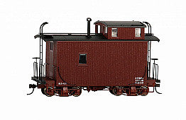 Bachmann 26566 On30 Scale 18' Wood Offset-Cupola Caboose - Ready to Run -- Data Only (oxide red)