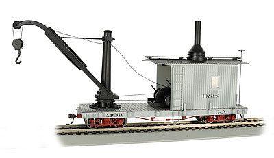 Bachmann 26904 On30 Scale Wood Derrick (Crane) - Ready to Run -- Durango & Silverton O-A (gray)