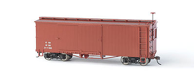 Bachmann 27097 On30 Scale Wood Boxcar - Spectrum(R) -- Data Only (Oxide Red)