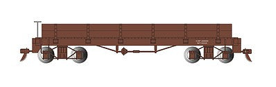 Bachmann 27201 On30 Scale Wood Gondola - Spectrum(R) -- Data Only (oxide red)