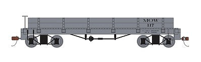 Bachmann 27202 On30 Scale Wood Gondola - Spectrum(R) -- Data Only (MOW gray)