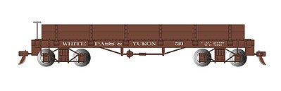 Bachmann 27203 On30 Scale Wood Gondola - Spectrum(R) -- White Pass & Yukon #513 (Boxcar Red)